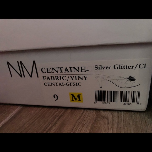 Neiman Marcus Bride “Glass Slipper” Slides - Picture 7 of 11